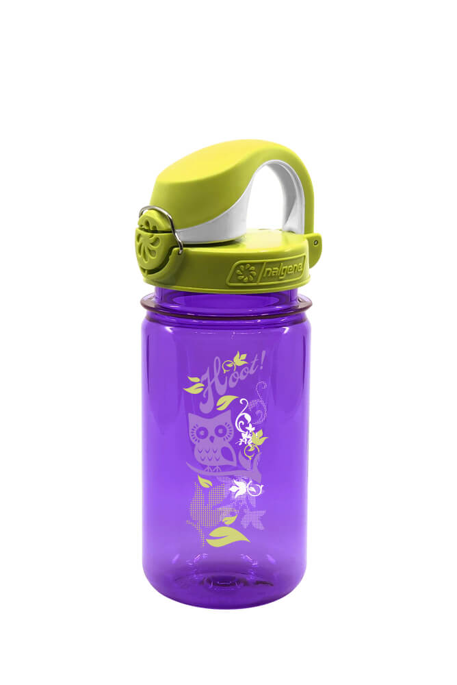 Nalgene product detail: 12oz On-The-Fly Kids Lock-Top Bottle with Graphics B7 — 12oz On-The-Fly Kids Lock-Top Bottle with Graphics