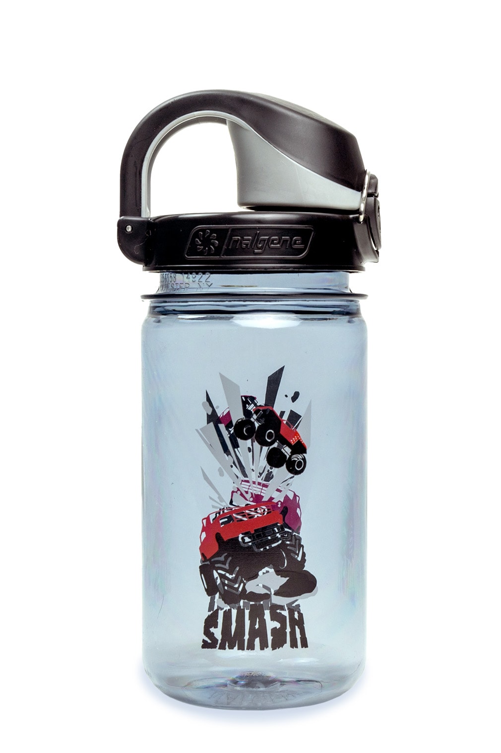 Nalgene product image: 12oz On-The-Fly Kids Lock-Top Bottle with Graphics B7 — 12oz On-The-Fly Kids Lock-Top Bottle with Graphics