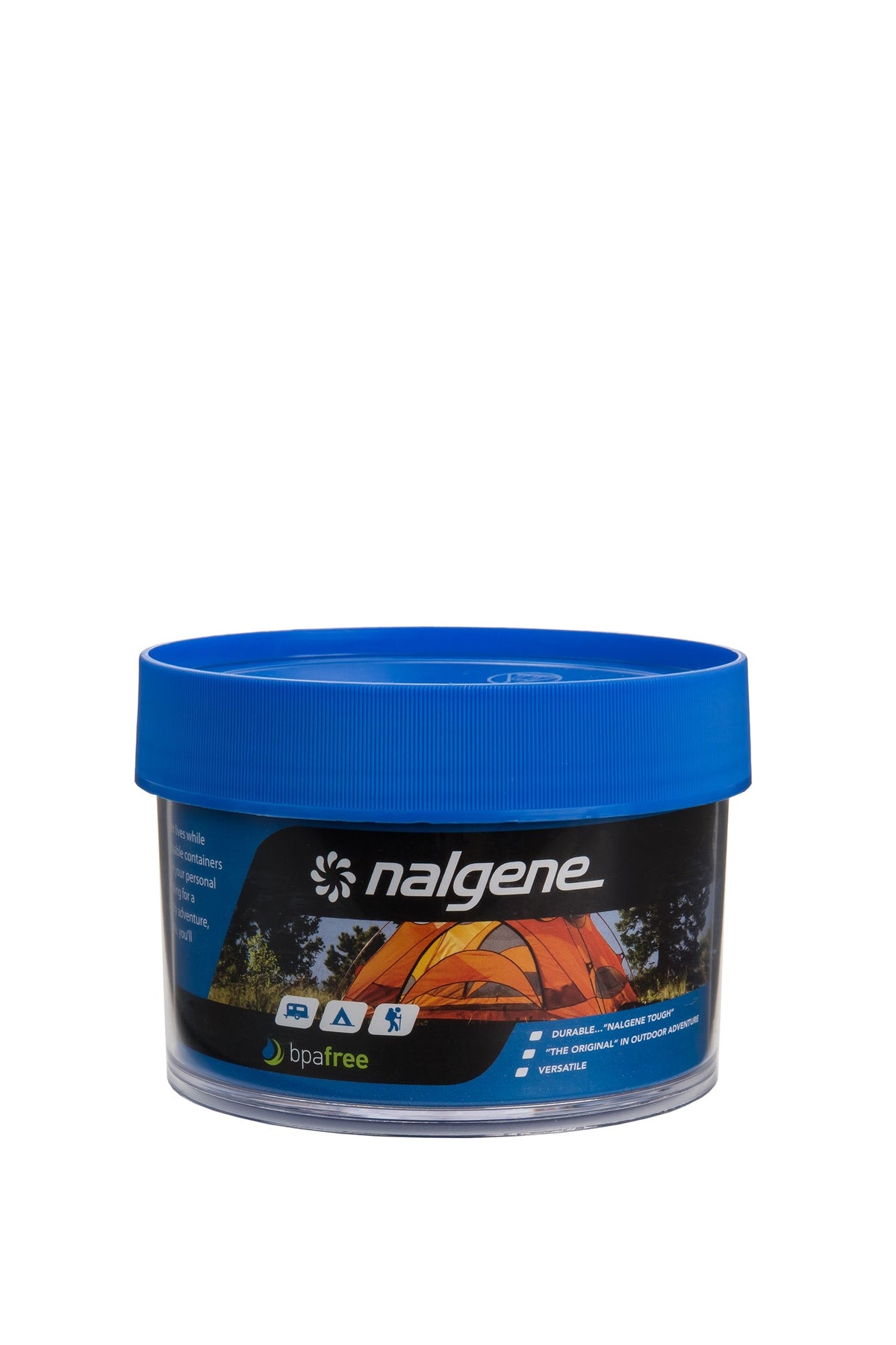 Nalgene product detail: 16oz Storage Jar – Blue Lid Y0 — 16oz Storage Jar – Blue Lid