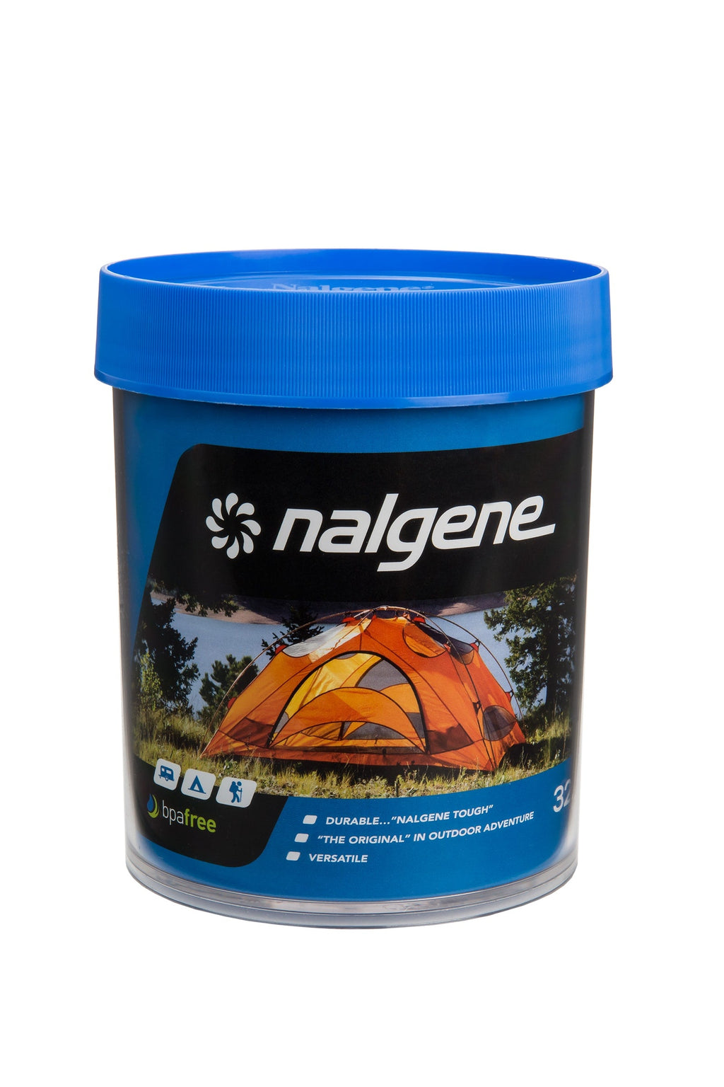 Nalgene product detail: 32oz Storage Jar – Blue Lid L8 — 32oz Storage Jar – Blue Lid