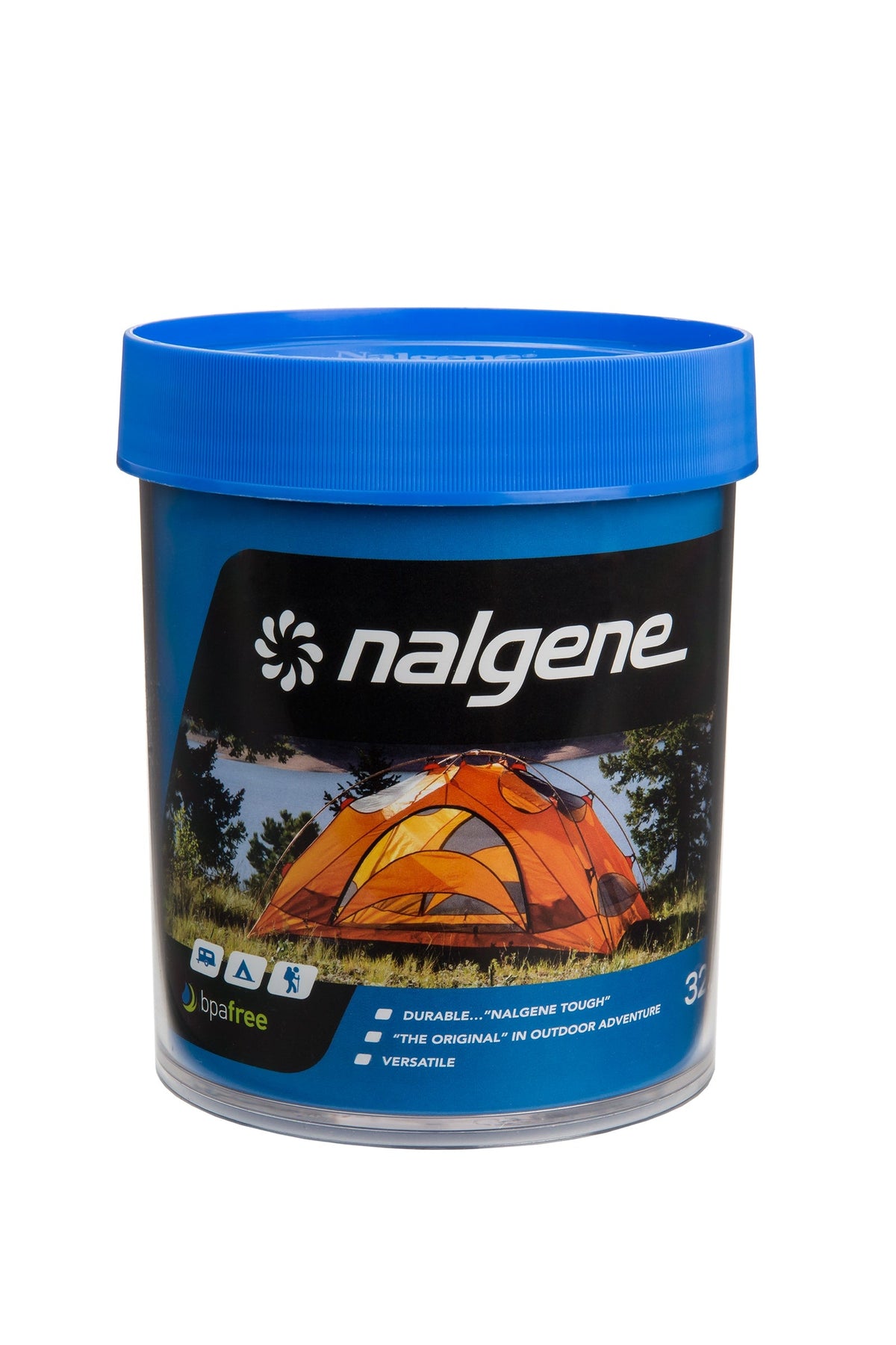 Nalgene product detail: 32oz Storage Jar – Blue Lid L8 — 32oz Storage Jar – Blue Lid