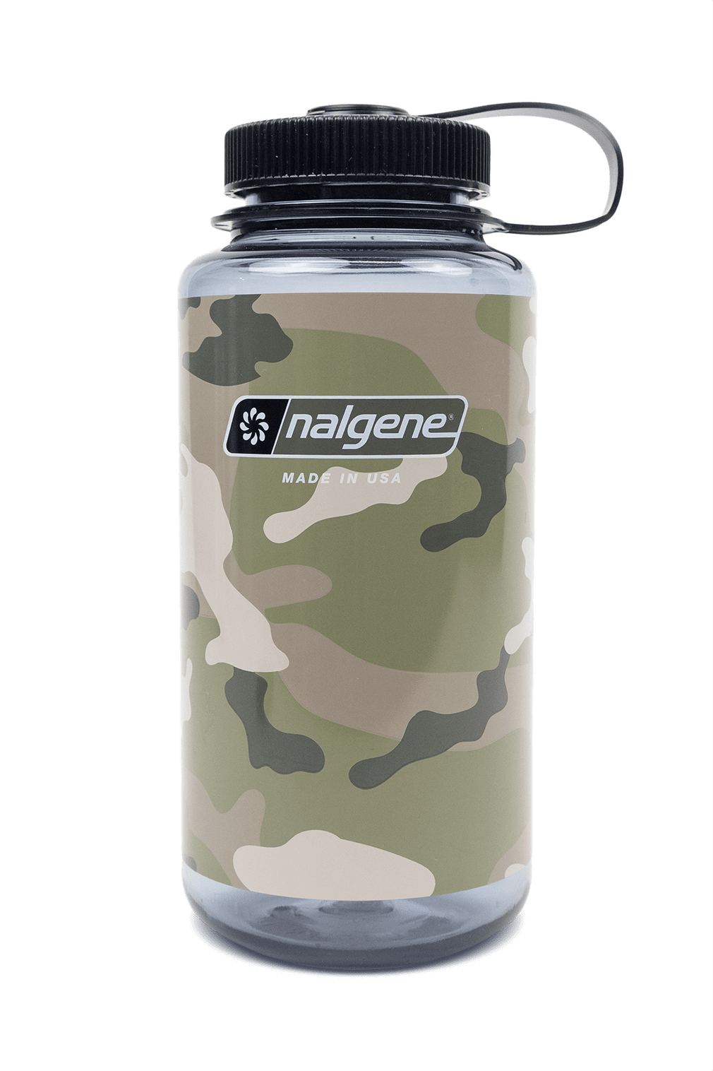 Nalgene product view: 32oz Wide Mouth Camo Print Bottles F9 — 32oz Wide Mouth Camo Print Bottles