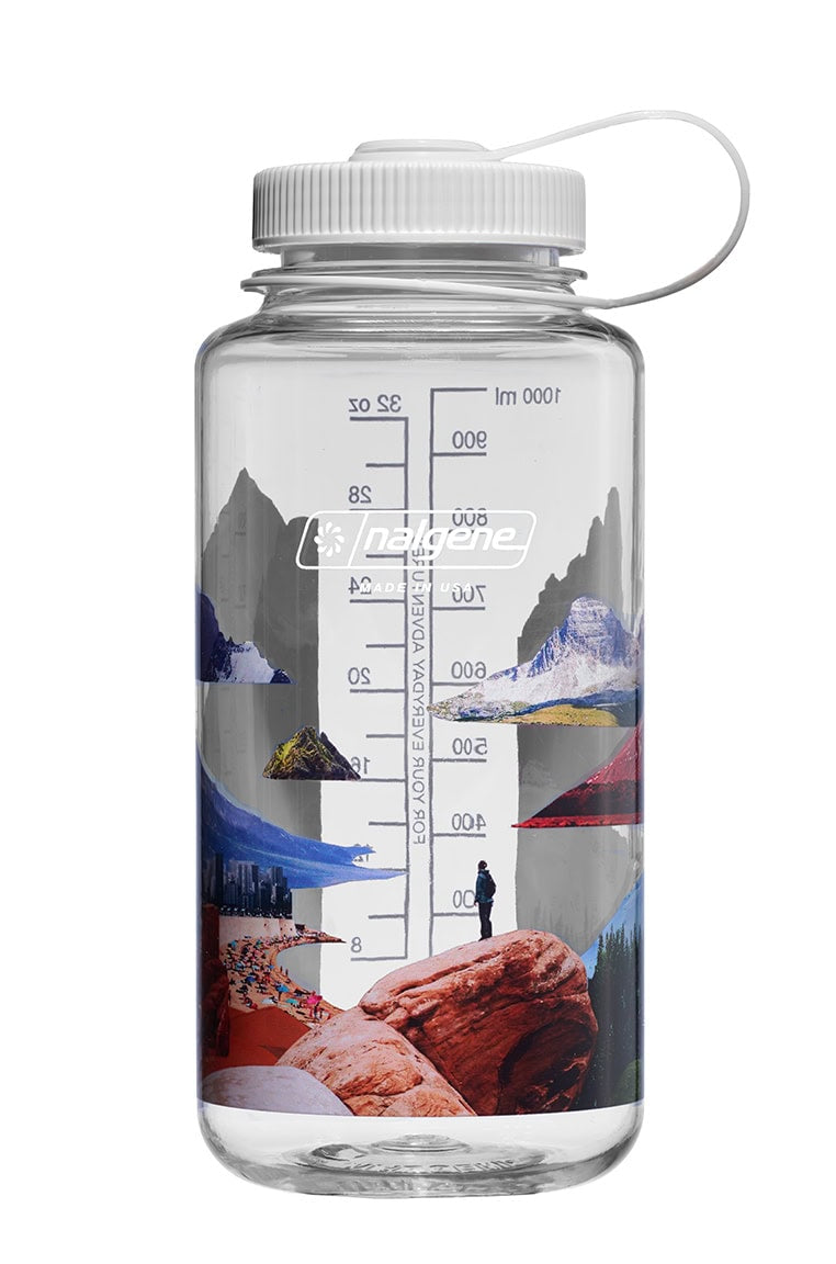 Nalgene product view: 32oz Wide Mouth Surrealist Bottles Z1 — 32oz Wide Mouth Surrealist Bottles