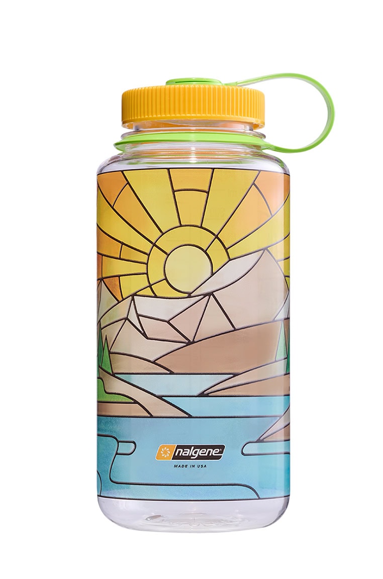 Nalgene product detail: 32oz Wide Mouth Stained Glass Print Bottles M3 — 32oz Wide Mouth Stained Glass Print Bottles