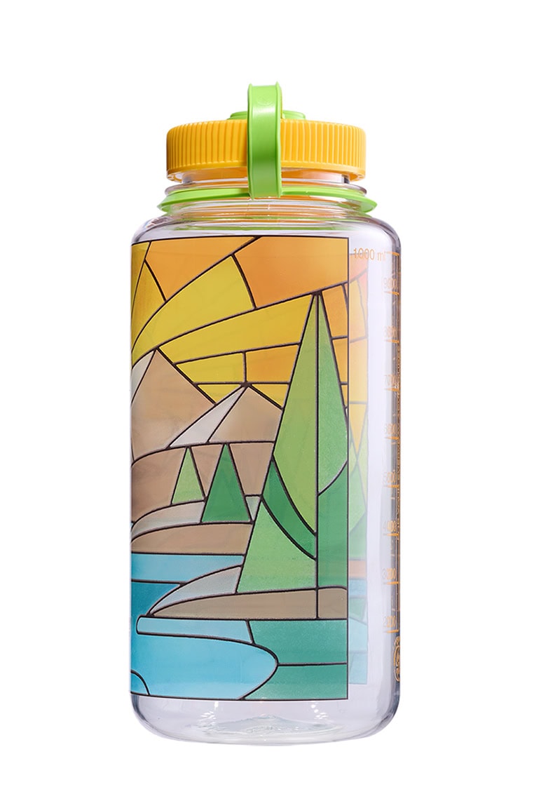 Nalgene product image: 32oz Wide Mouth Stained Glass Print Bottles M3 — 32oz Wide Mouth Stained Glass Print Bottles