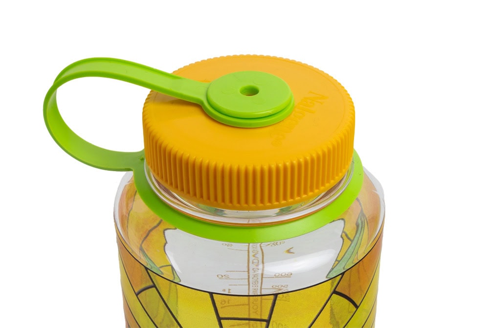 Nalgene product view: 32oz Wide Mouth Stained Glass Print Bottles M3 — 32oz Wide Mouth Stained Glass Print Bottles