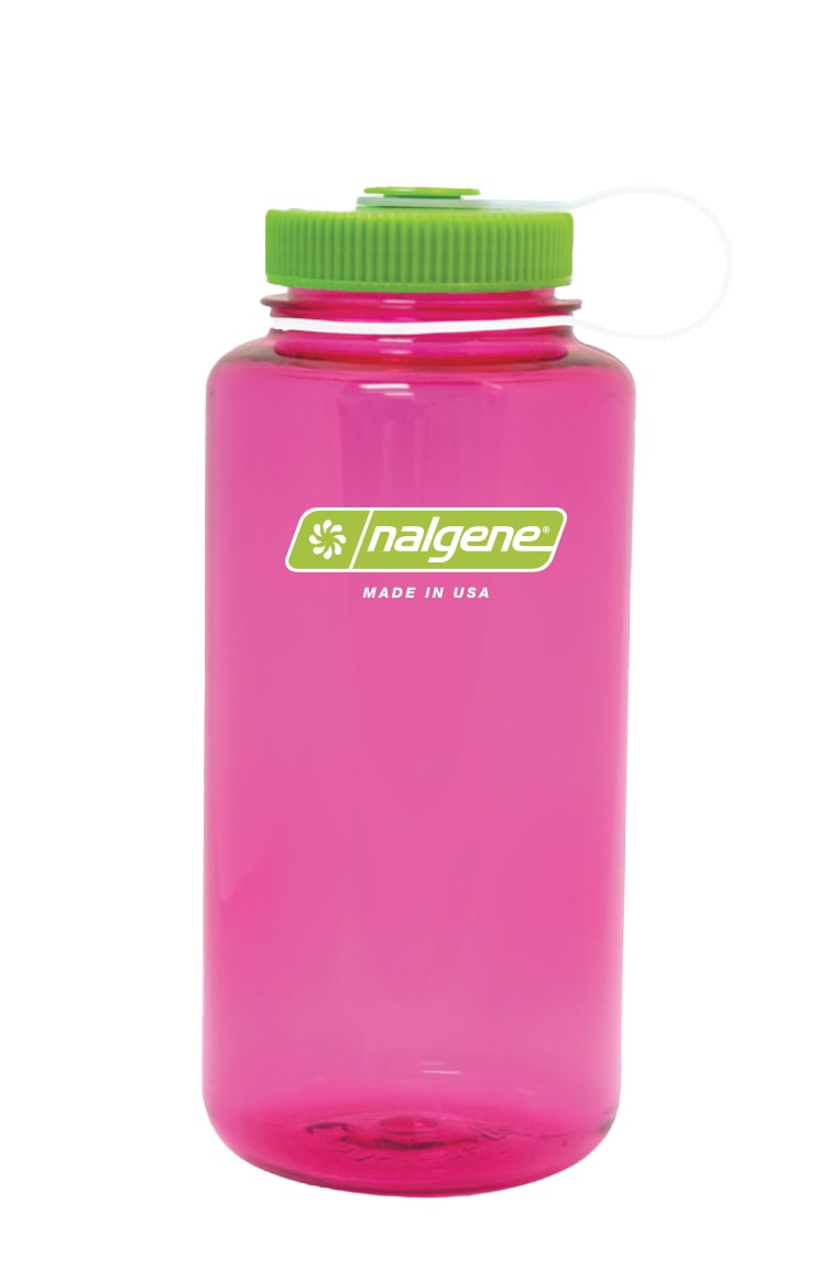 Nalgene product view: 32oz Wide Mouth Becca Pink Bottle Y2 — 32oz Wide Mouth Becca Pink Bottle