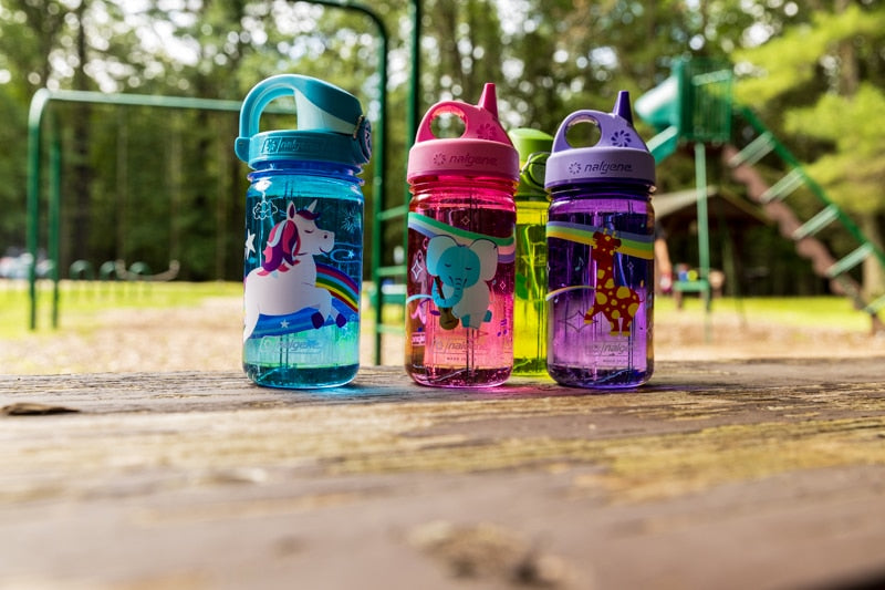 Nalgene product image: 12oz Kids Grip-N-Gulp with Graphics J5 — 12oz Kids Grip-N-Gulp with Graphics