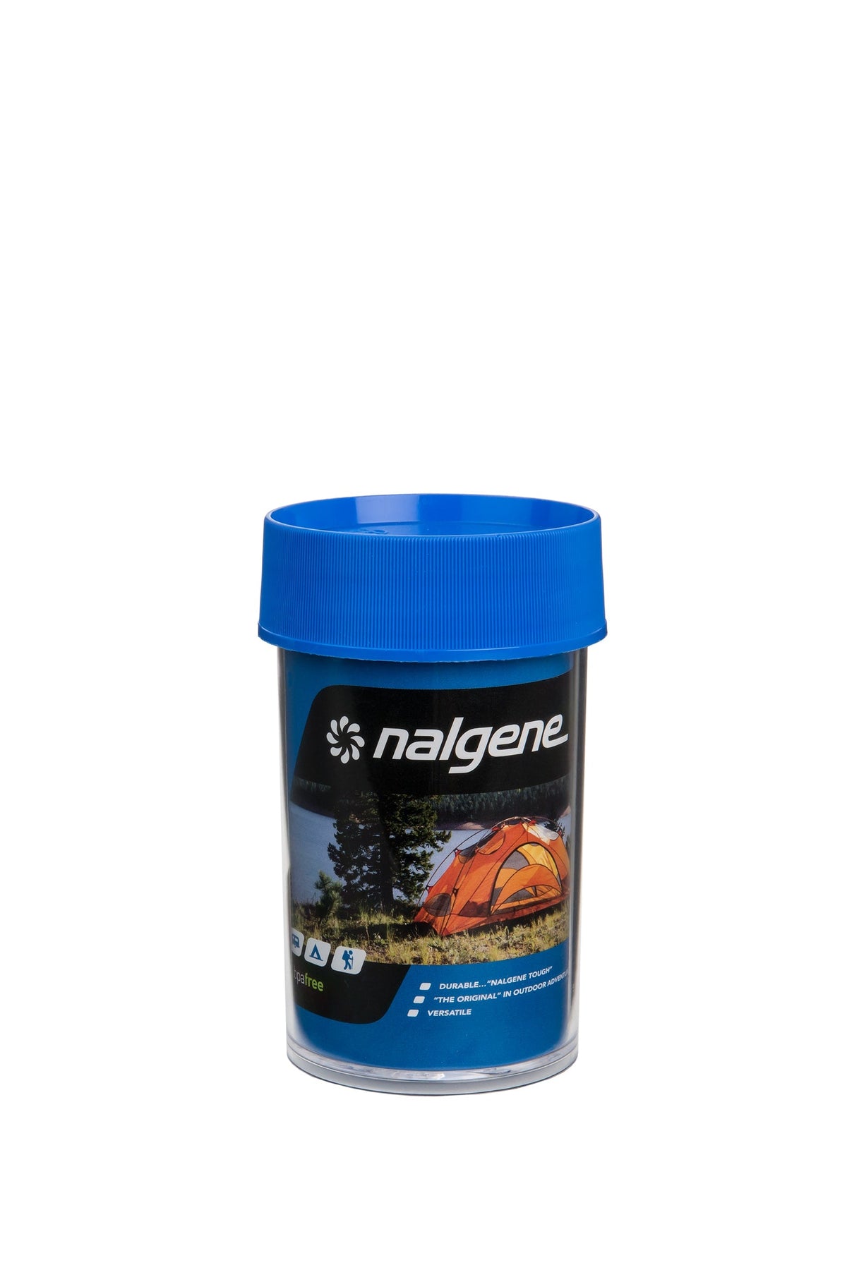 Nalgene product image: 8oz Storage Jar – Blue Lid N3 — 8oz Storage Jar – Blue Lid