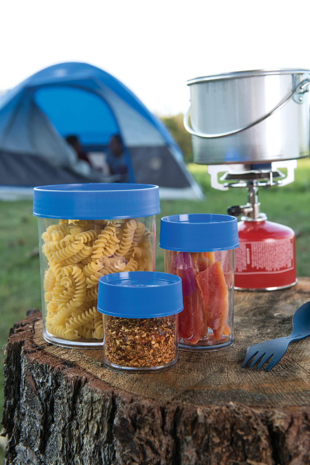 Nalgene product image: 32oz Storage Jar – Blue Lid L8 — 32oz Storage Jar – Blue Lid