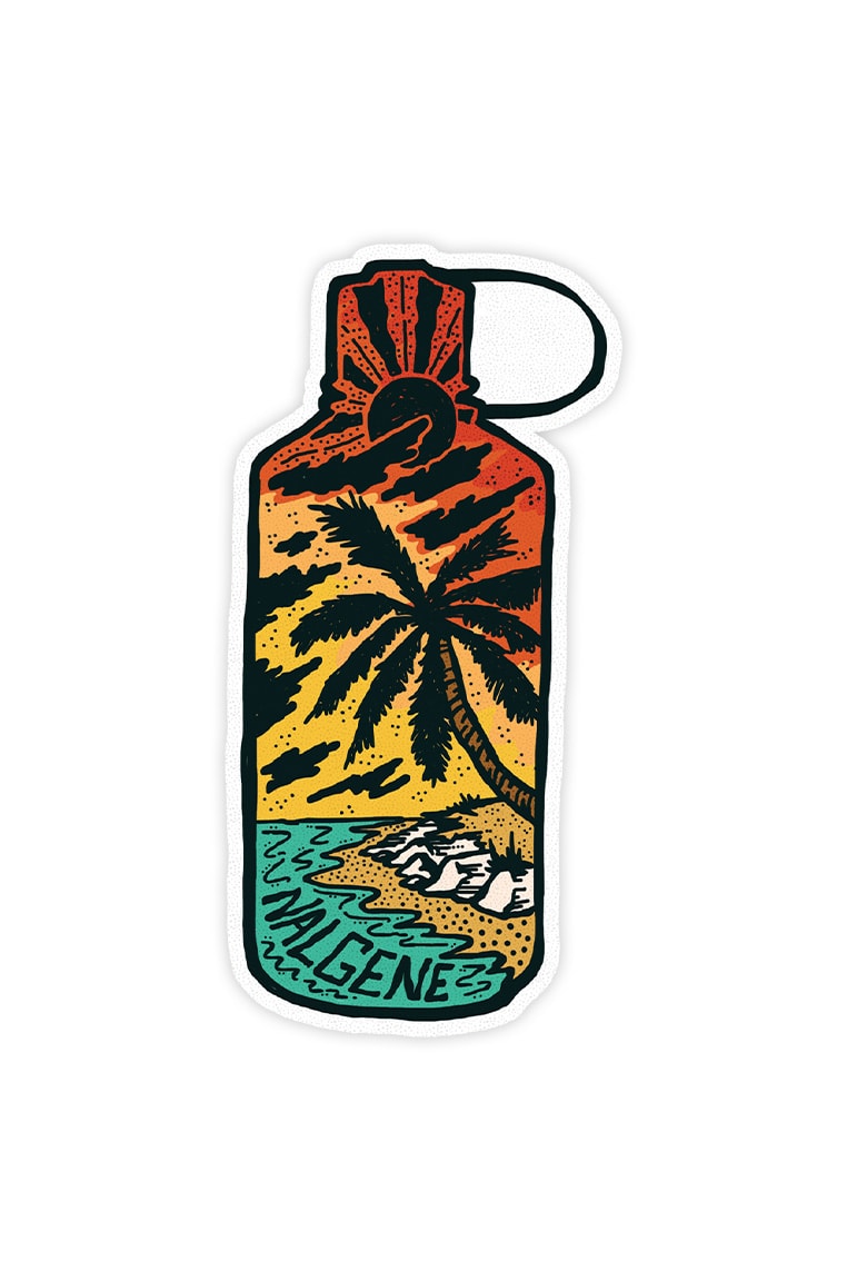 Nalgene product detail: Tropical Narrow Mouth Sticker I5 — Tropical Narrow Mouth Sticker