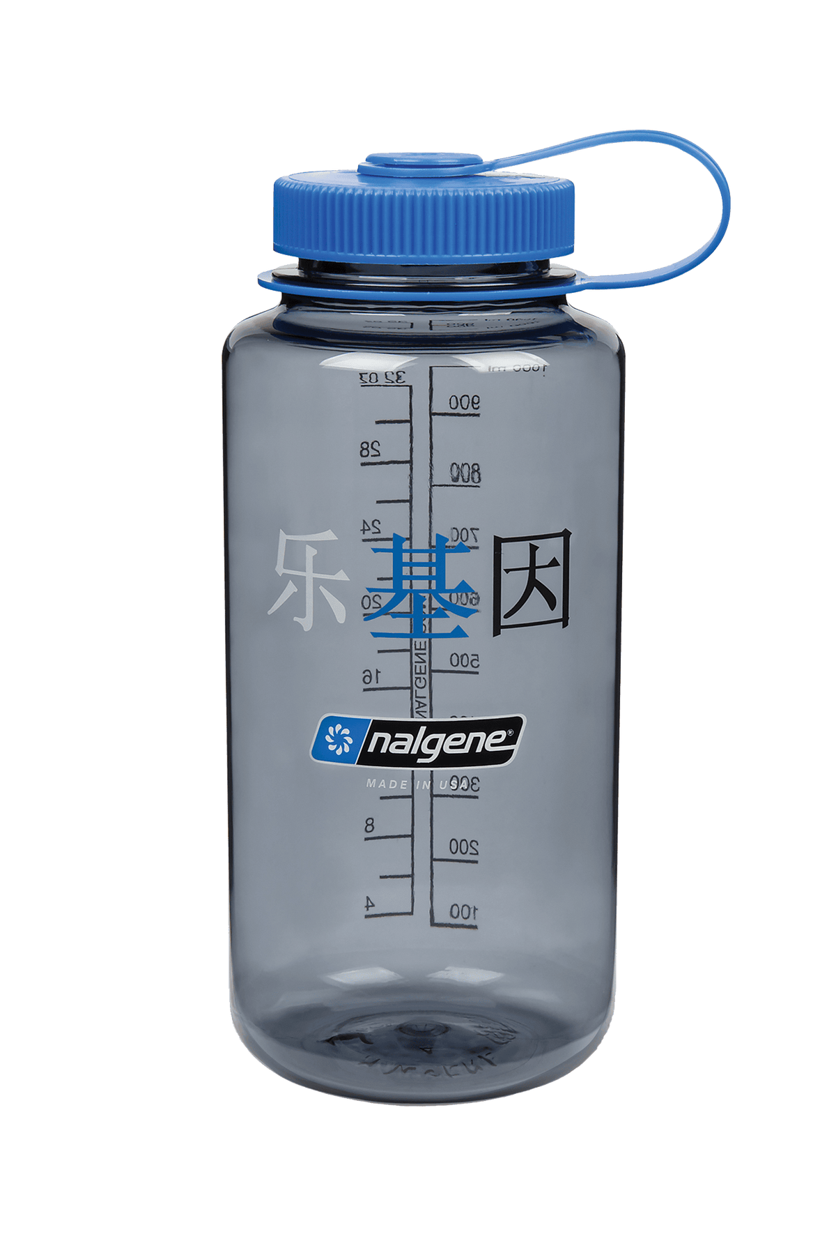 Nalgene product detail: 32oz Wide Mouth “Happy Gene” Bottle M1 — 32oz Wide Mouth “Happy Gene” Bottle