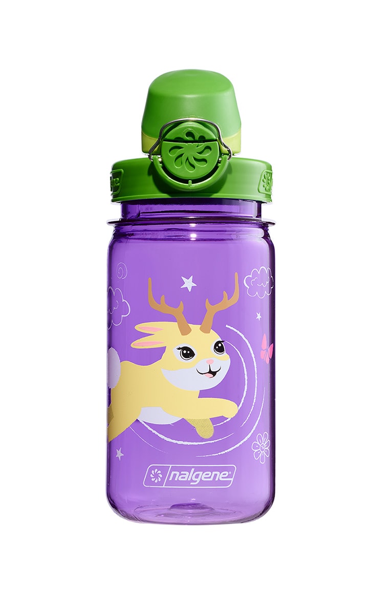 Nalgene product detail: 12oz On-The-Fly Kids Lock-Top Bottle with Graphics O7 — 12oz On-The-Fly Kids Lock-Top Bottle with Graphics