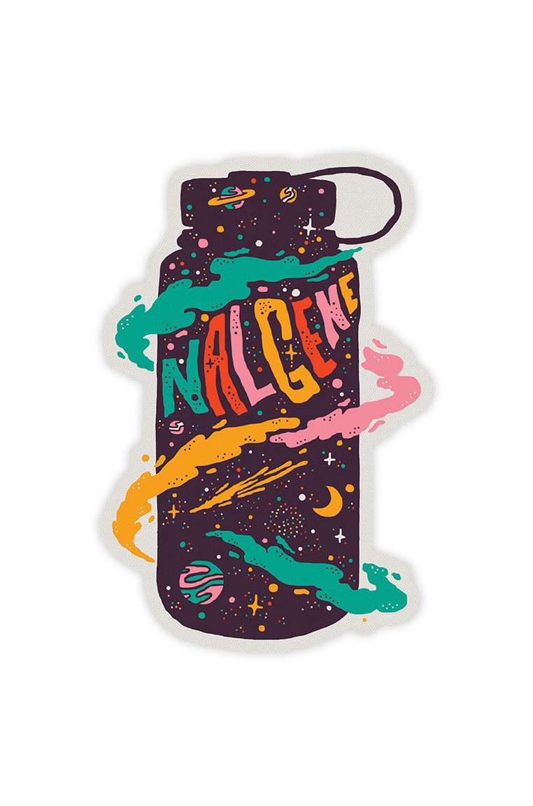 Galactic Nalgene Sticker — Galactic Nalgene Sticker R5