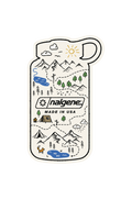 Nalgene Bottle Map Sticker — Nalgene Bottle Map Sticker A2