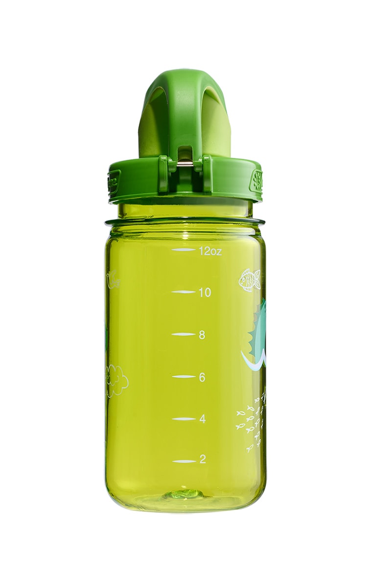 Nalgene product detail: 12oz On-The-Fly Kids Lock-Top Bottle with Graphics O7 — 12oz On-The-Fly Kids Lock-Top Bottle with Graphics