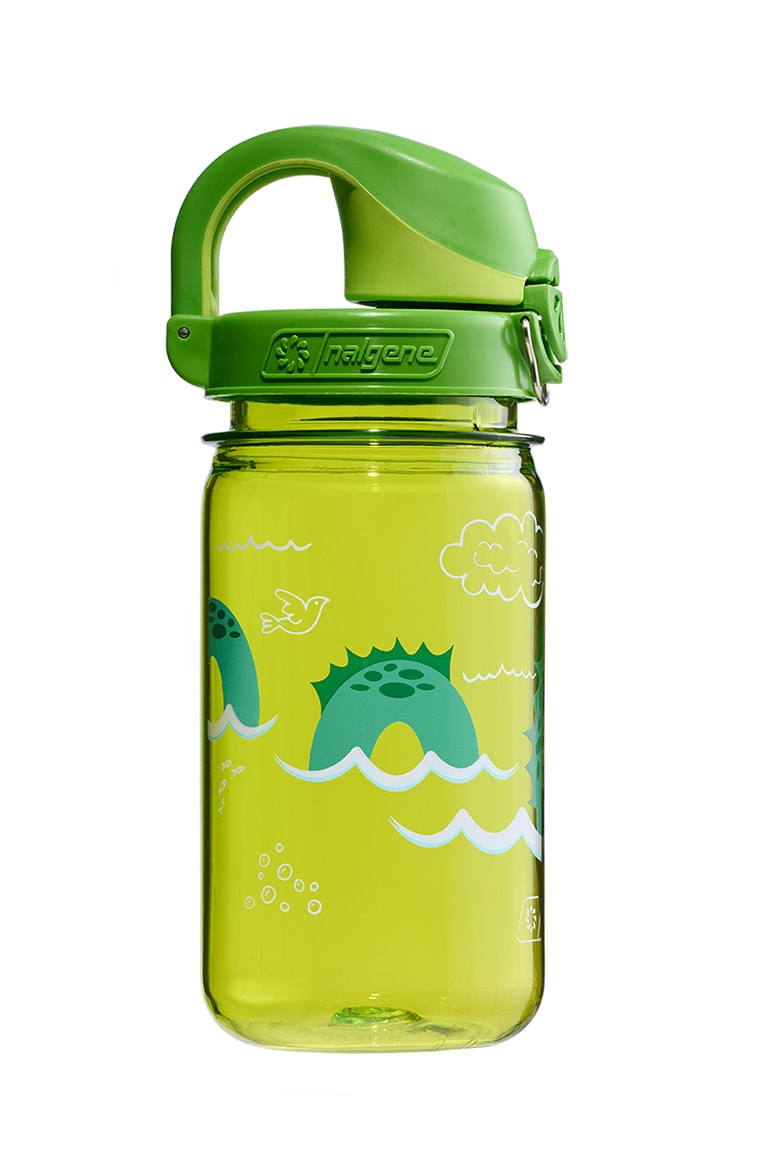 Nalgene product detail: 12oz On-The-Fly Kids Lock-Top Bottle with Graphics O7 — 12oz On-The-Fly Kids Lock-Top Bottle with Graphics